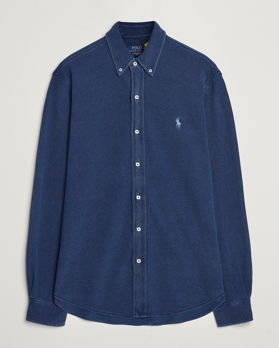 Herren | Hemden | Polo Ralph Lauren | Featherweight Mesh Shirt Dark Indigo