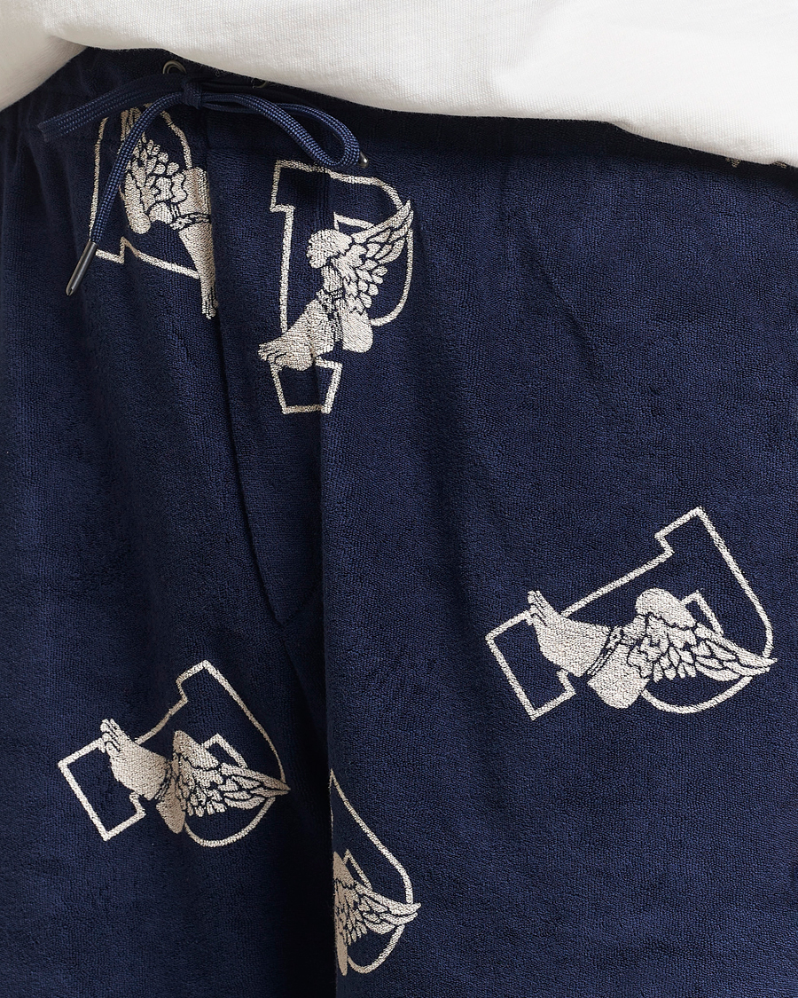 Herren | Shorts | Polo Ralph Lauren | Cotton Terry P Wing Drawstring Shorts Cruise Navy