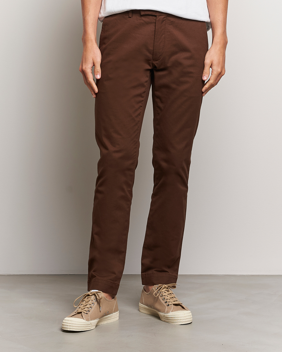 Herren | Hosen | Polo Ralph Lauren | Slim Fit Stretch Chinos Branch Brown