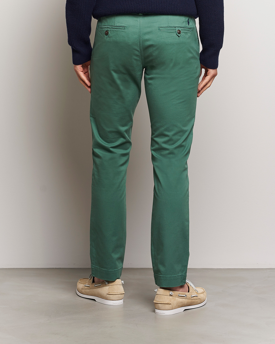 Herren | Hosen | Polo Ralph Lauren | Slim Fit Stretch Chinos Washed Forest