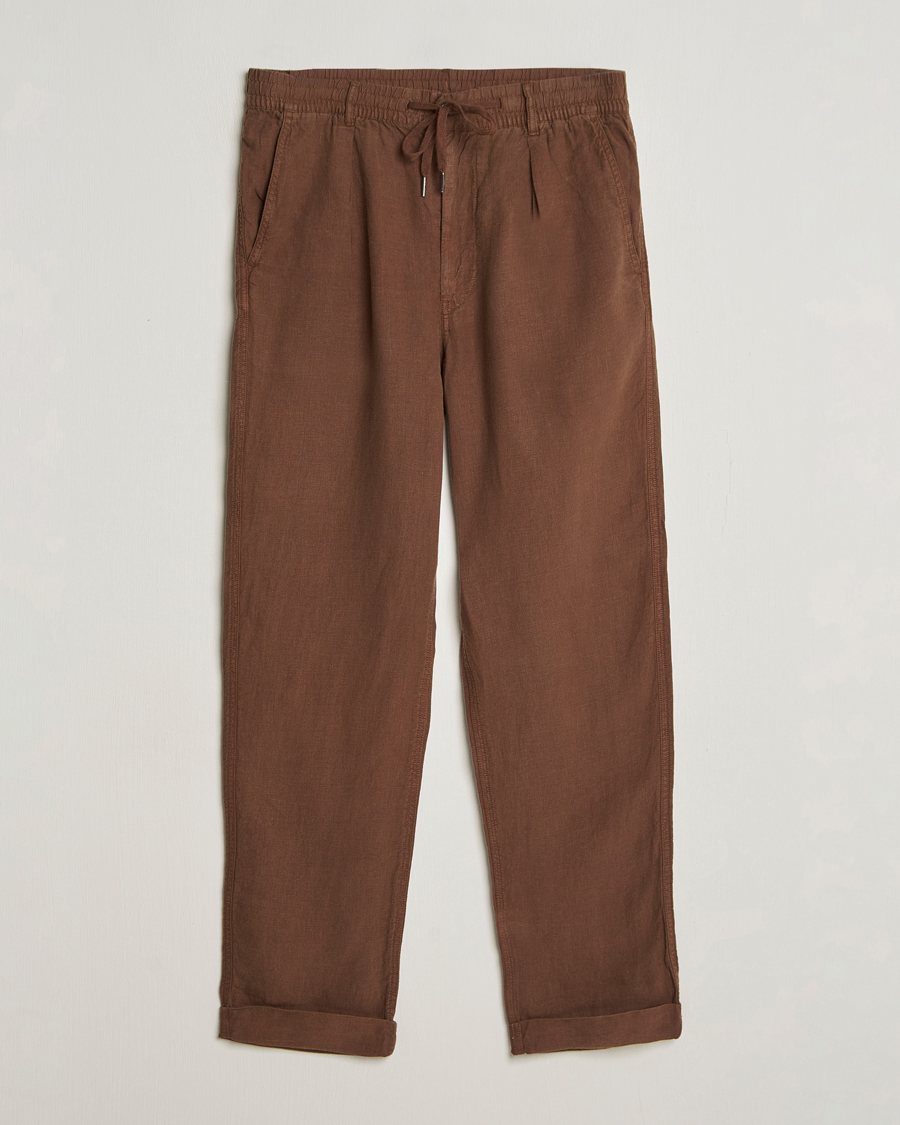 Herren | Hosen | Polo Ralph Lauren | Prepster Linen Trousers Chocolate Mousse