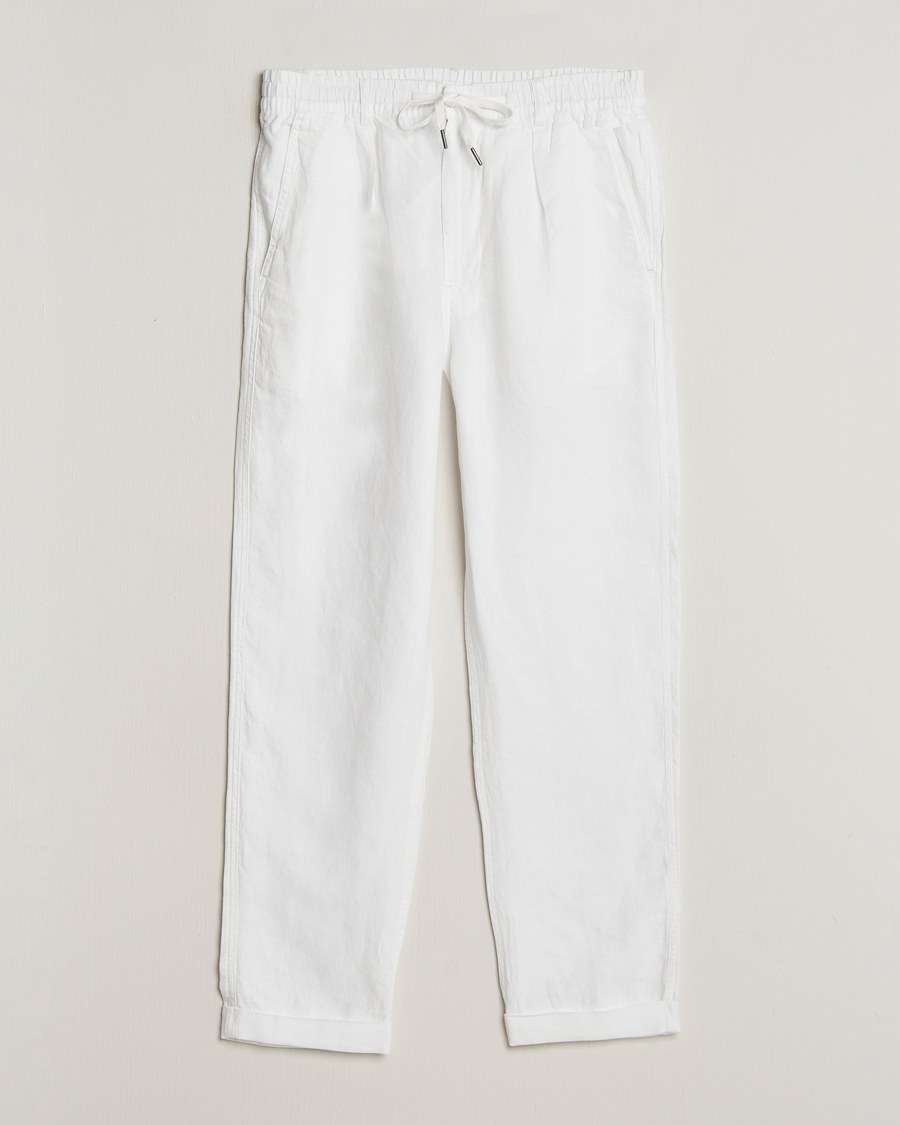 Herren | Hosen | Polo Ralph Lauren | Prepster Linen Trousers Ceramic White