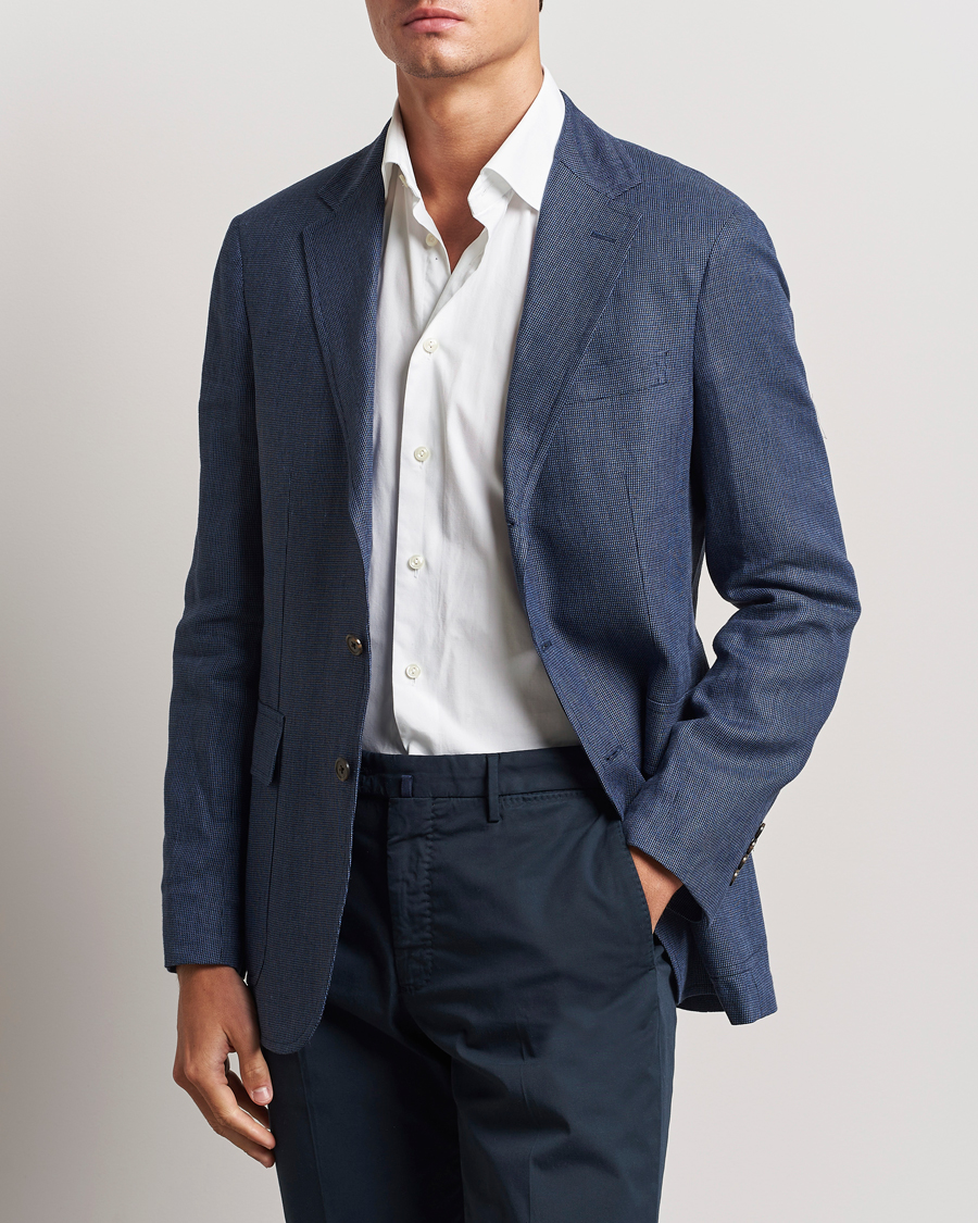 Herren | Sakkos | Polo Ralph Lauren | Wool Dogtooth Sportcoat Navy/Blue