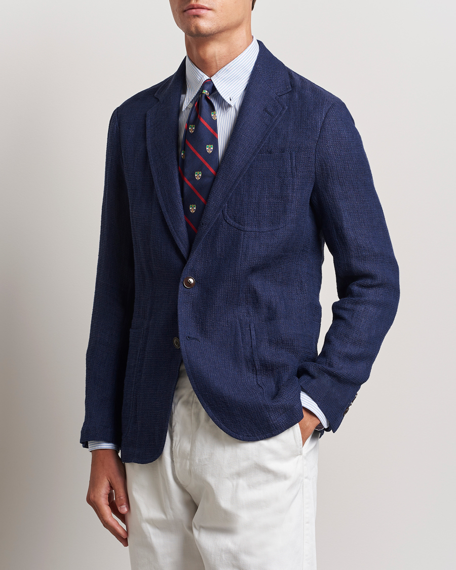 Herren | Sakkos | Polo Ralph Lauren | Waffle Textured Sportcoat Navy