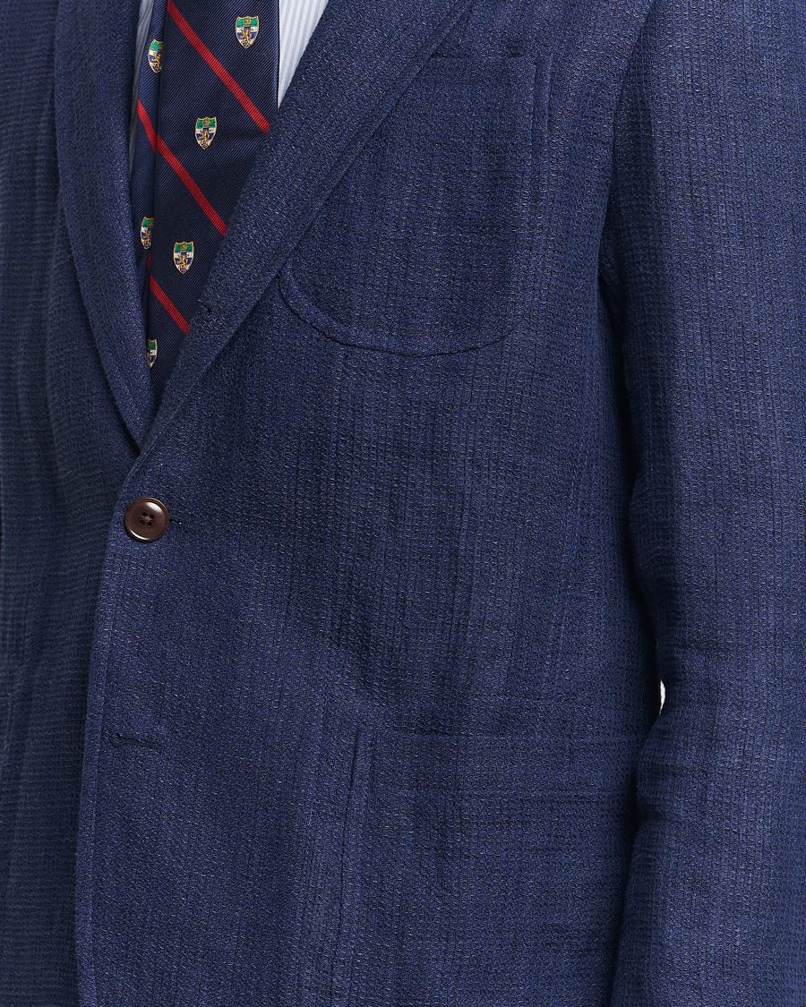 Herren | Sakkos | Polo Ralph Lauren | Waffle Textured Sportcoat Navy