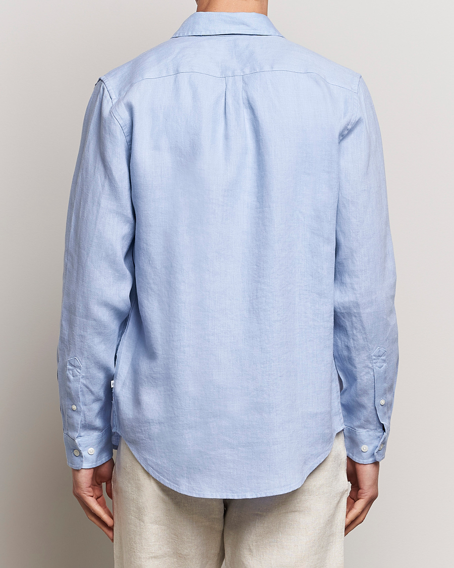 Herren | Hemden | Samsøe Samsøe | Liam Linen Shirt Brunnera Blue
