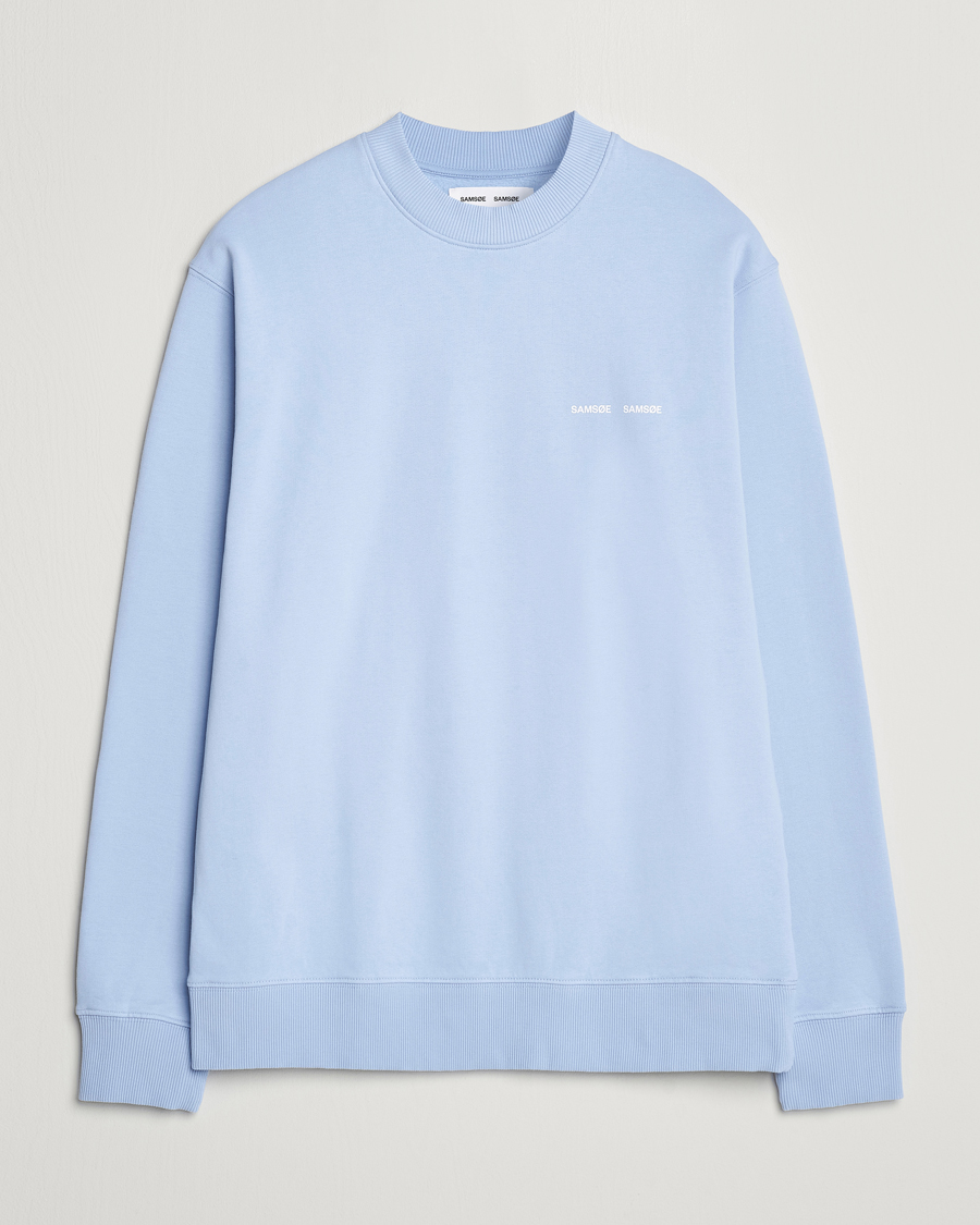 Herren | Pullover | Samsøe Samsøe | Norsbro Crew Neck Sweatshirt Brunnera Blue