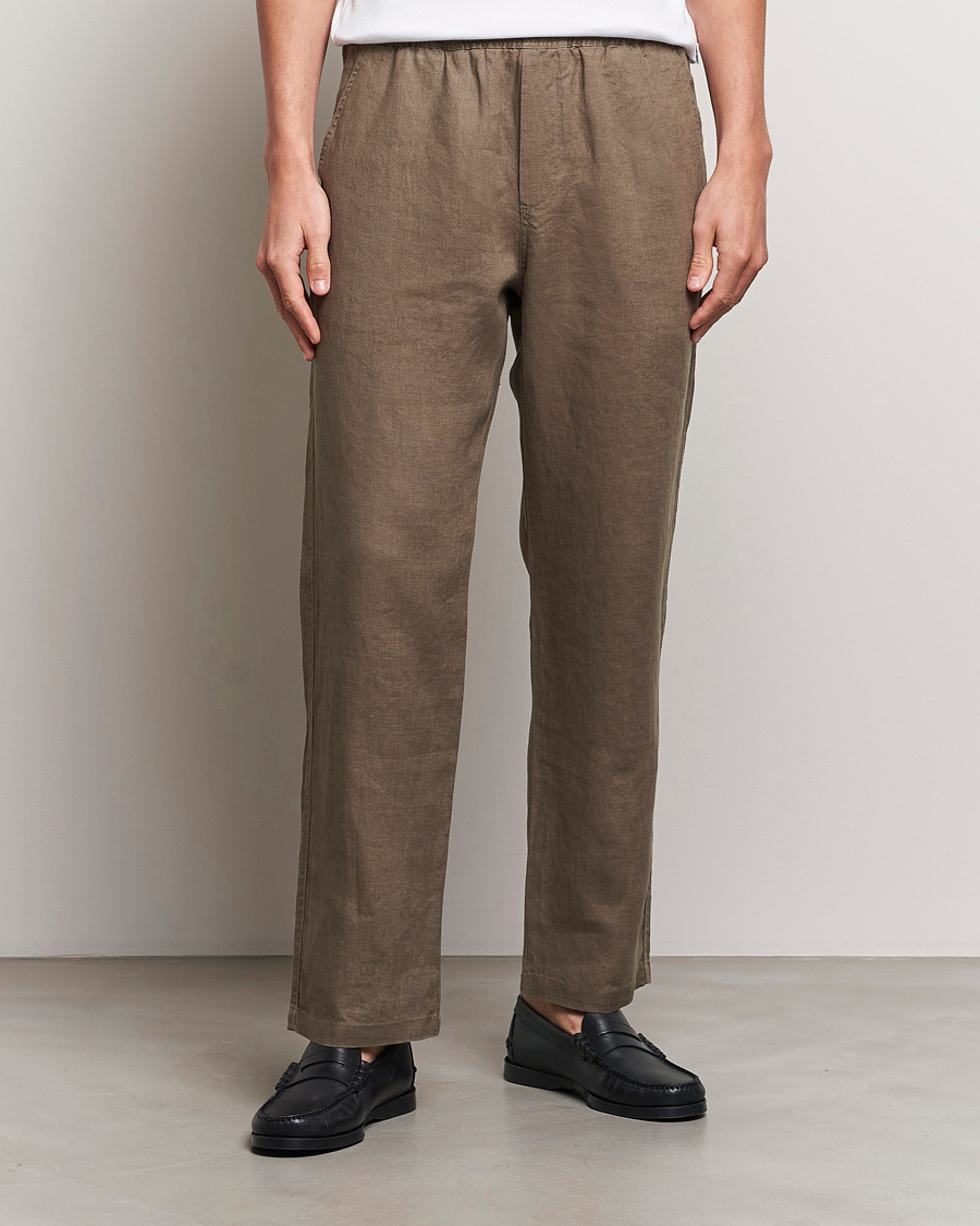 Herr | Samsøe Samsøe | Samsøe Samsøe | Sajabari Linen Drawstring Trousers Bungee Cord