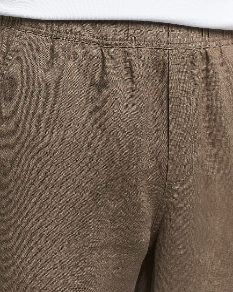 Herren | Hosen | Samsøe Samsøe | Sajabari Linen Drawstring Trousers Bungee Cord