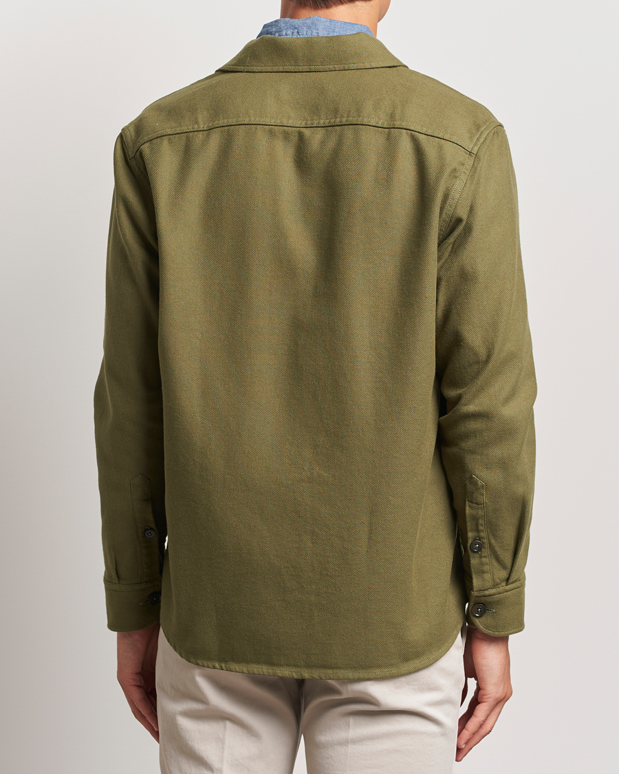 Herren | Hemden | Grigio | Heavy Twill Overshirt Military