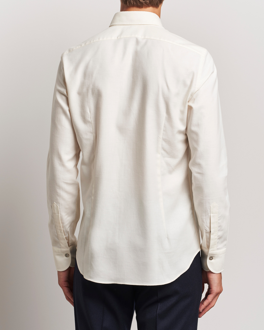 Herren | Hemden | Grigio | Cotton Twill Shirt Off White