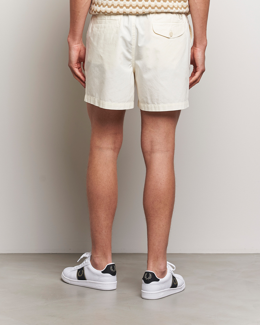 Herren | Shorts | Fred Perry | Woven Ripstop Drawstring Shorts Ecru
