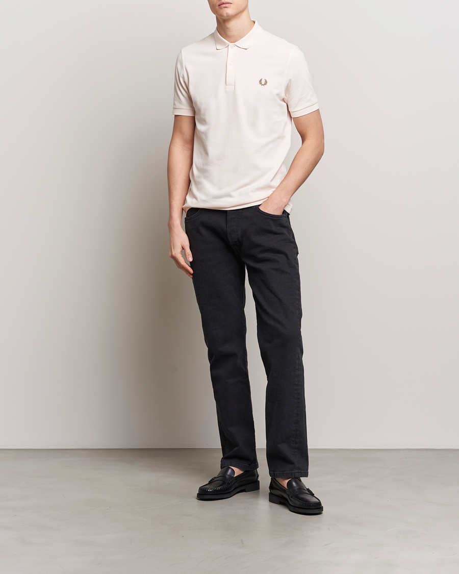 Herren | Poloshirts | Fred Perry | Plain Polo Shirt Silky Peach