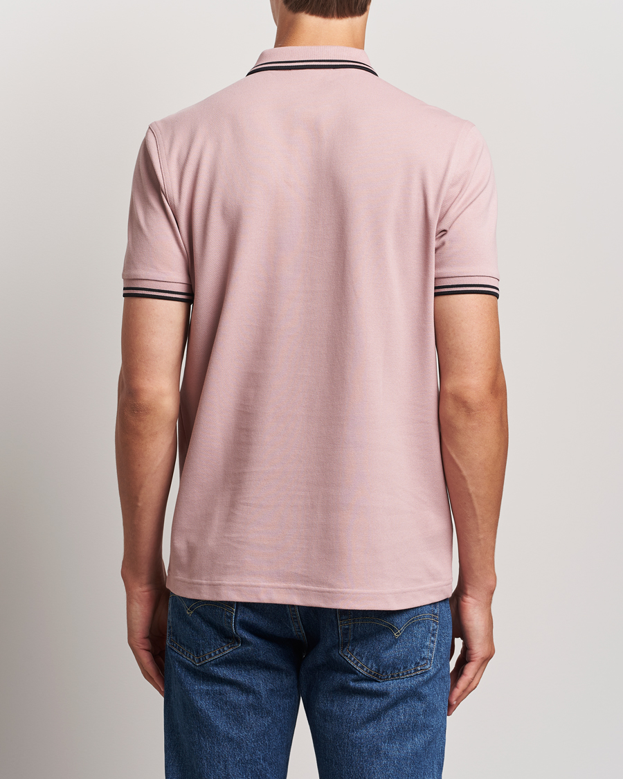 Herren | Poloshirts | Fred Perry | Twin Tipped Polo Shirt Dusty Rose Pink