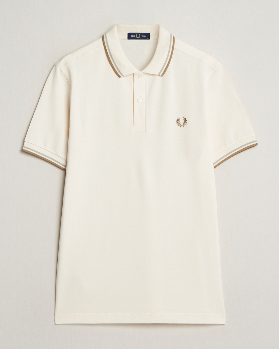 Herren | Poloshirts | Fred Perry | Twin Tipped Polo Shirt Ecru