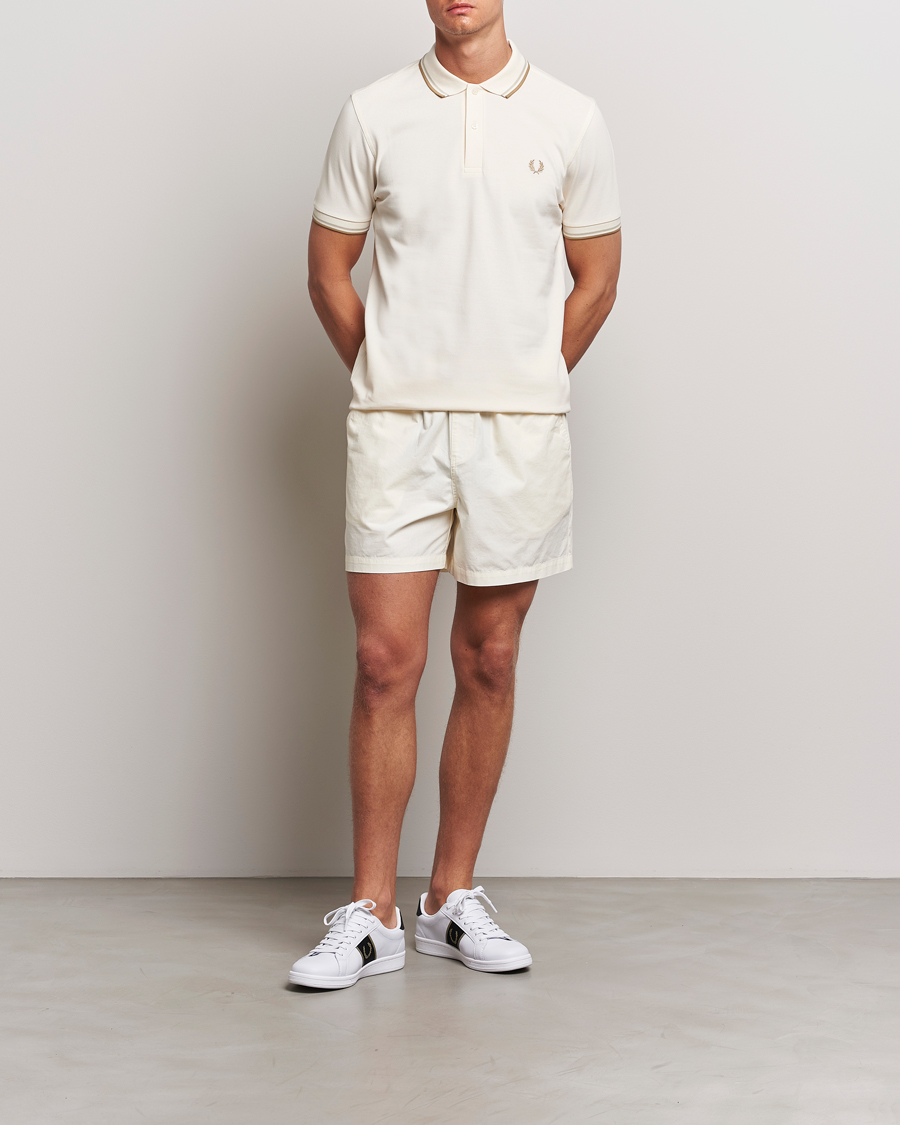 Herren | Poloshirts | Fred Perry | Twin Tipped Polo Shirt Ecru