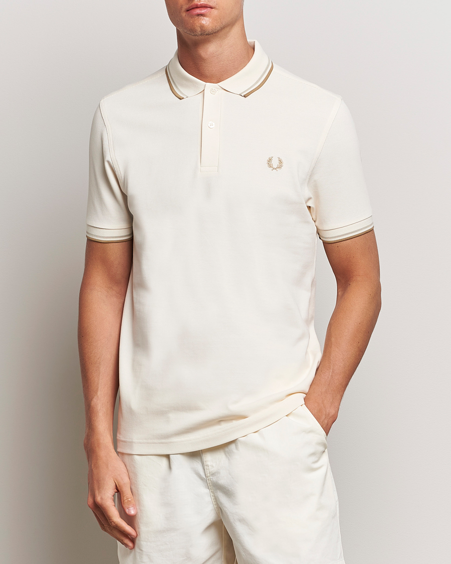 Herren | Poloshirts | Fred Perry | Twin Tipped Polo Shirt Ecru