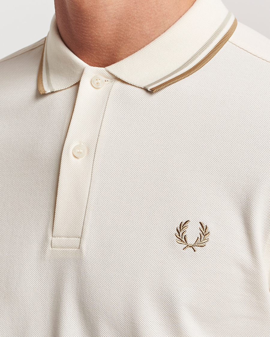 Herren | Poloshirts | Fred Perry | Twin Tipped Polo Shirt Ecru
