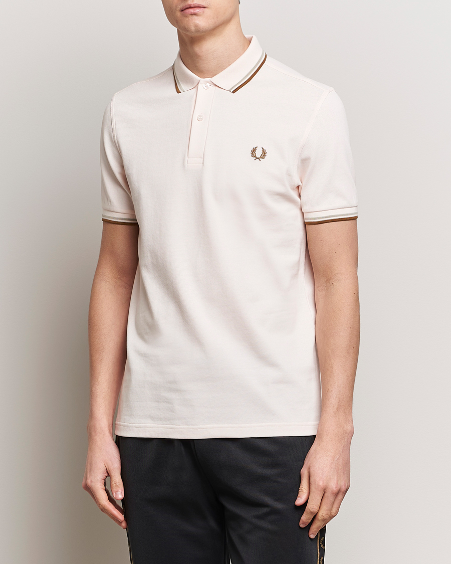 Herren | Poloshirts | Fred Perry | Twin Tipped Polo Shirt Silky Peach