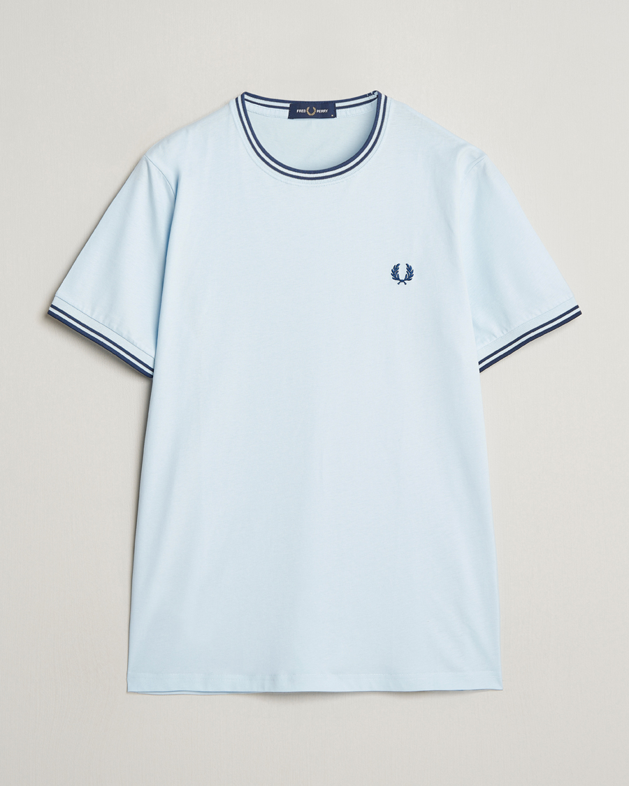 Herren | T-Shirts | Fred Perry | Twin Tipped T-Shirt Light Ice