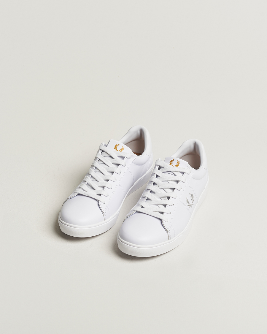Herren | Kategorie | Fred Perry | Spencer Tennis Leather Sneaker White
