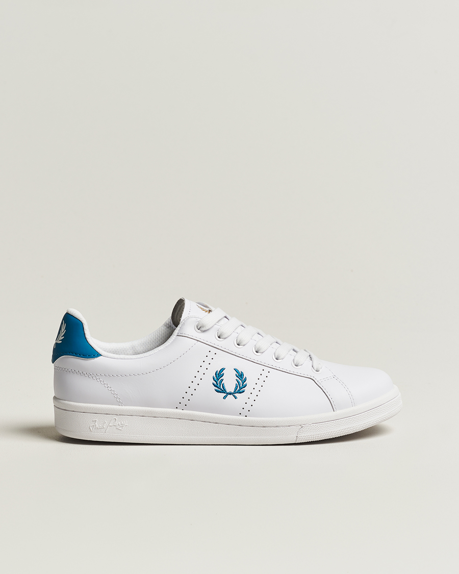 Herren | Fred Perry B721 Leather Sneaker White | Fred Perry | B721 Leather Sneaker White