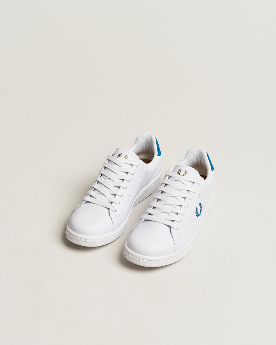 Herren | Weiße Sneakers | Fred Perry | B721 Leather Sneaker White