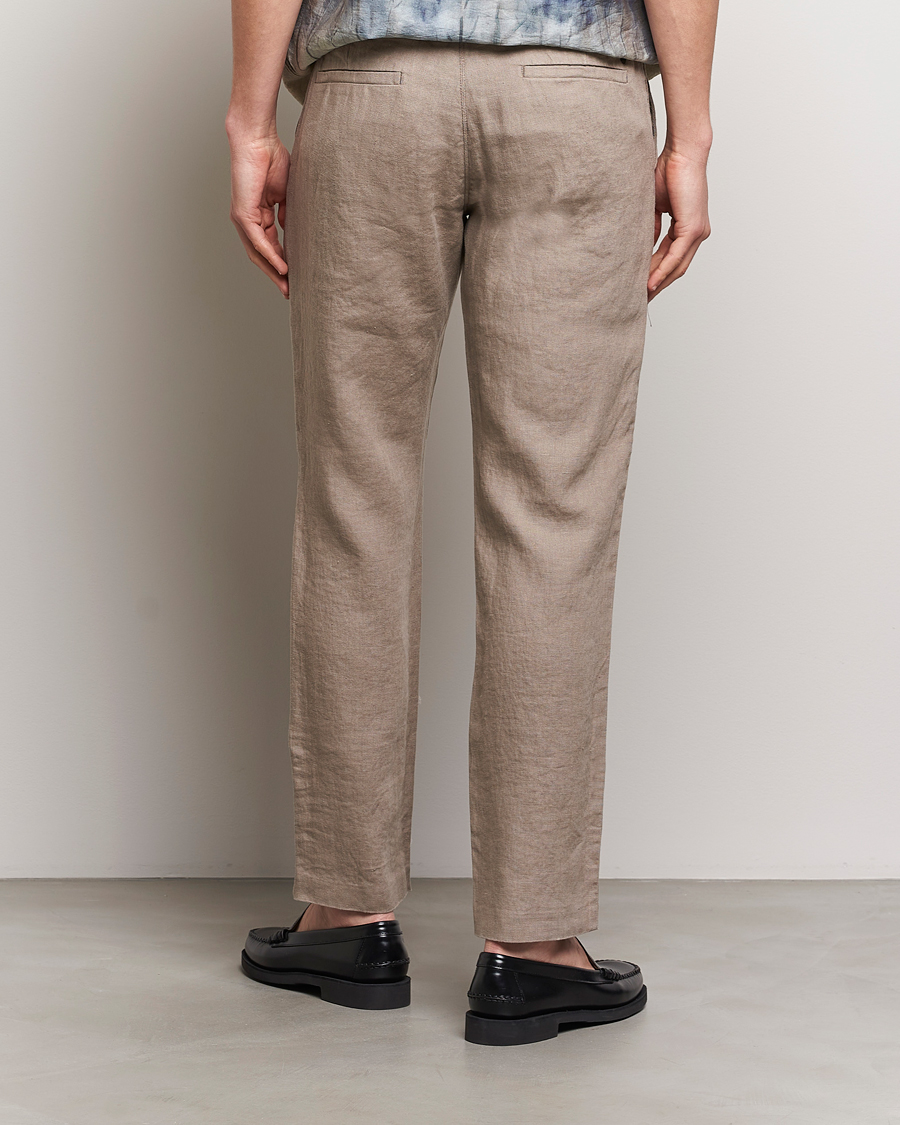 Herren | Hosen | NN07 | Theo Linen Trousers Greige