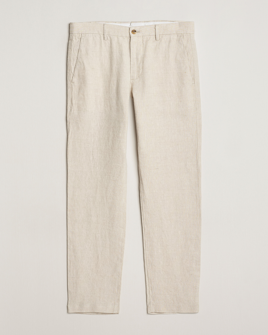 Herren | Hosen | NN07 | Theo Linen Trousers Oat