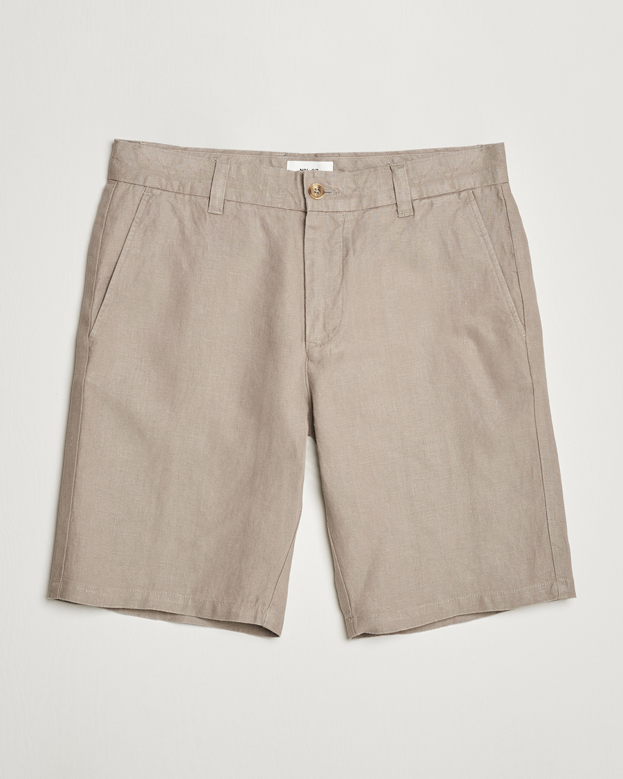 Herren | Shorts | NN07 | Crown Linen Shorts Greige