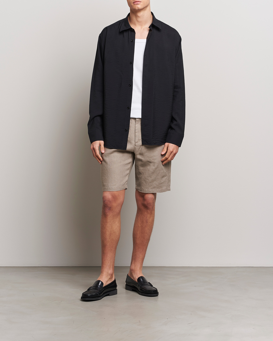 Herren | Shorts | NN07 | Crown Linen Shorts Greige