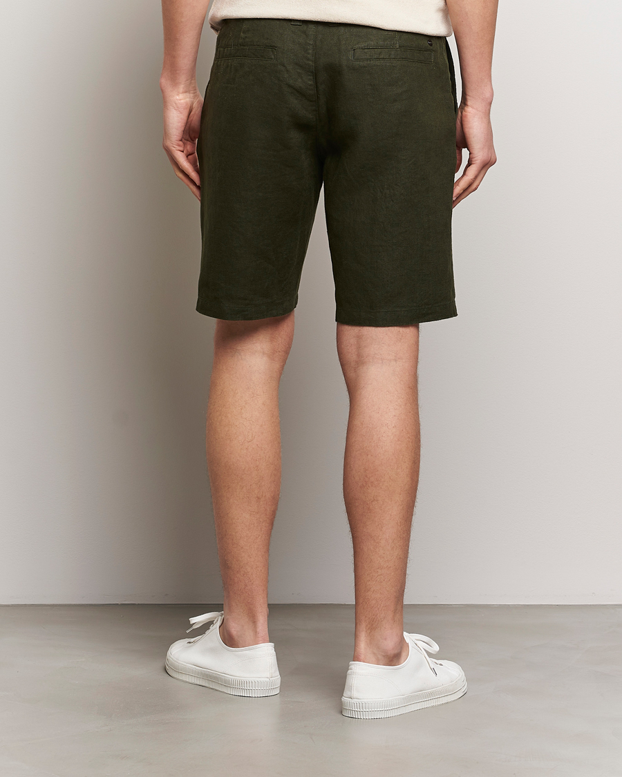 Herren | Shorts | NN07 | Crown Linen Shorts Rosin Green
