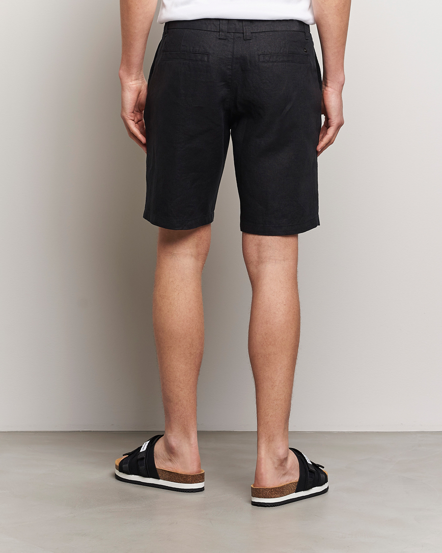 Herren | Shorts | NN07 | Crown Linen Shorts Black