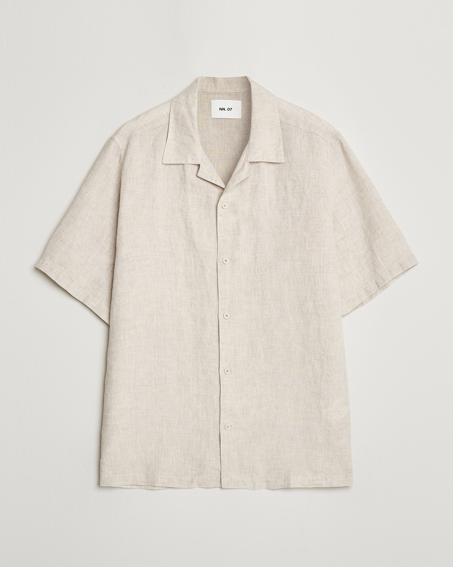 Herren | Hemden | NN07 | Julio Linen Resort Shirt Oat