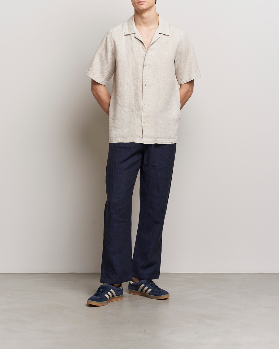 Herren | Hemden | NN07 | Julio Linen Resort Shirt Oat