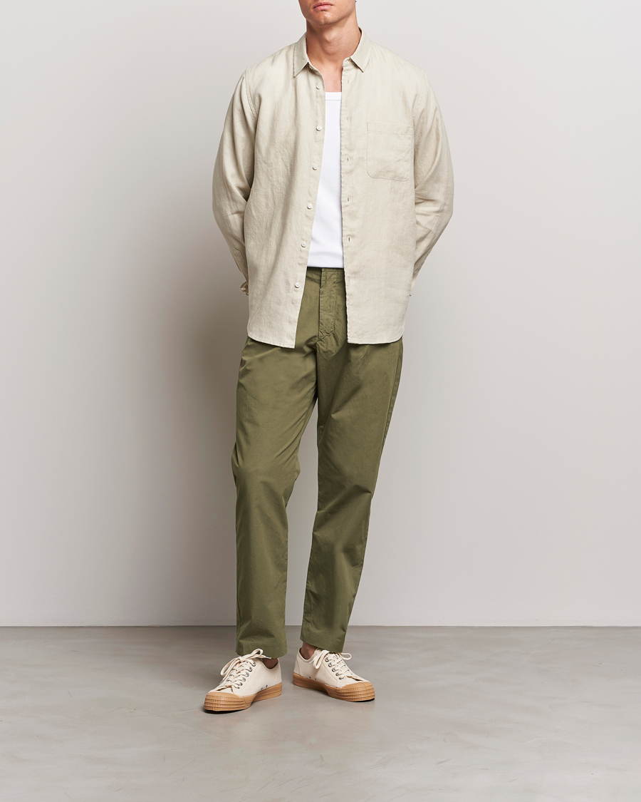 Herren | Hosen | NN07 | Bill Cotton Trousers Capers Green