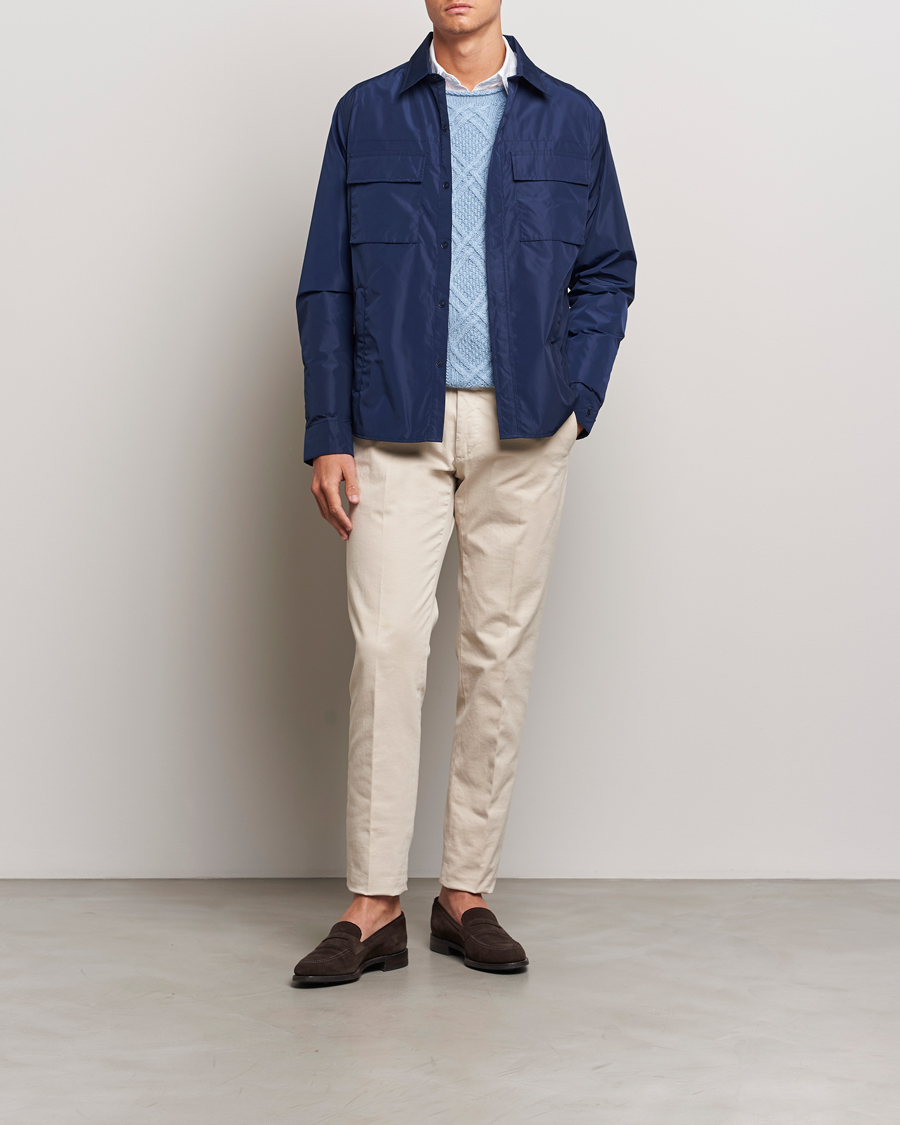 Herren | Jacken | Polo Ralph Lauren | Water-Repellent Shirt Jacket Newport Navy