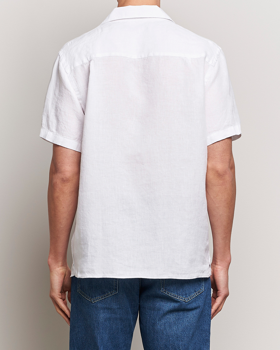 Herren | Hemden | J.Lindeberg | Elio Linen Melange Shirt White