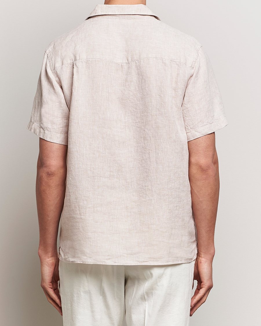 Herren | Hemden | J.Lindeberg | Elio Linen Melange Shirt Safari Beige