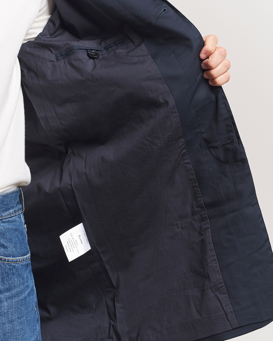 Herren | Jacken | A Day's March | Duster Car Coat Navy