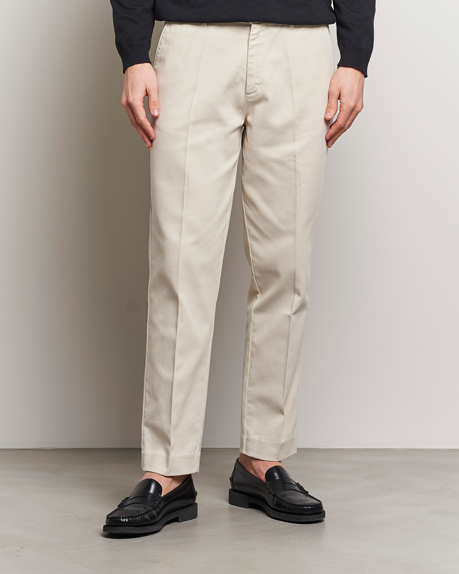 Herren | Contemporary Creators | A Day's March | Miller Cotton/Lyocell Trousers Oyster