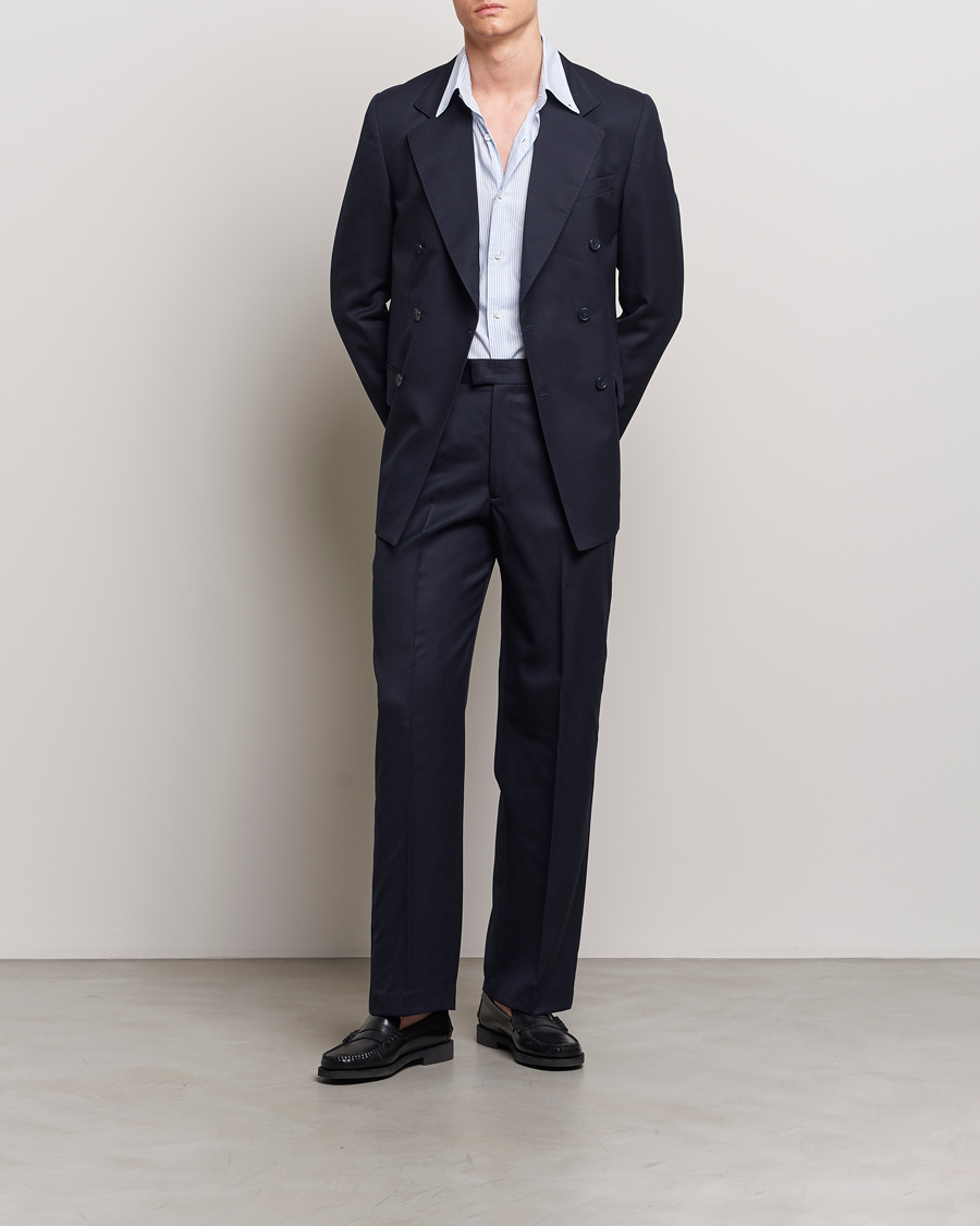 Herren | Sakkos | A Day's March | Welland Double Breasted Blazer Navy