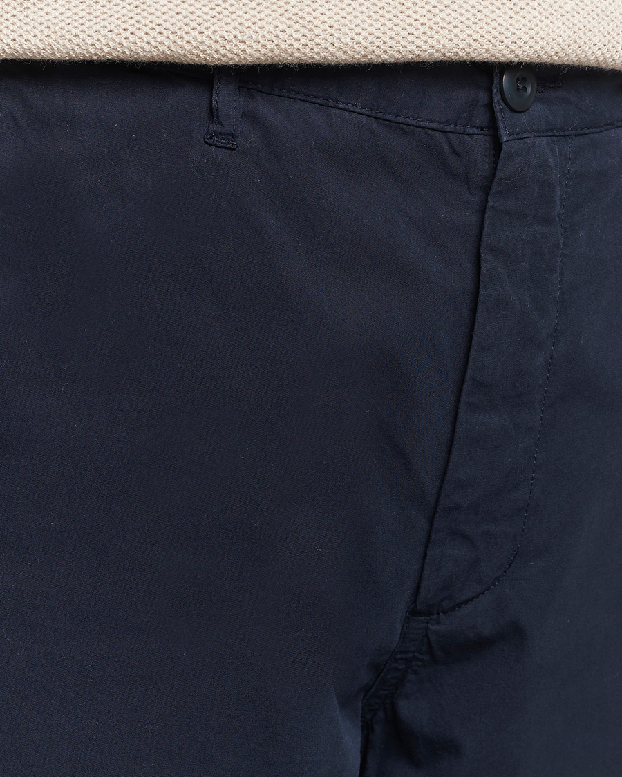 Herren | Hosen | A Day's March | Redwood Light Cotton Trousers Navy