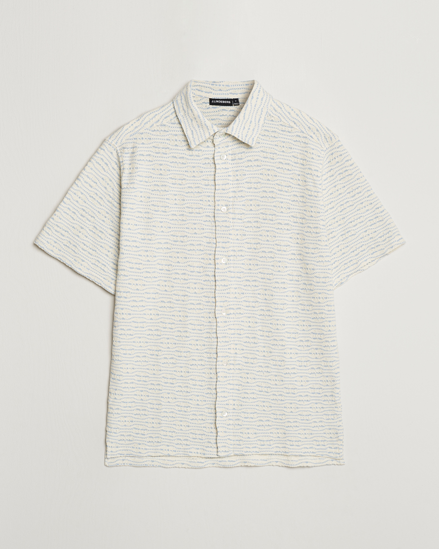 Herren | Hemden | J.Lindeberg | Torpa Structure Shirt Chambray Blue