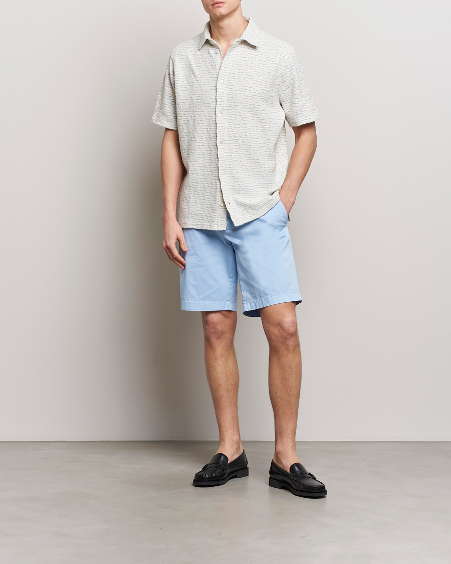 Herren | Hemden | J.Lindeberg | Torpa Structure Shirt Chambray Blue