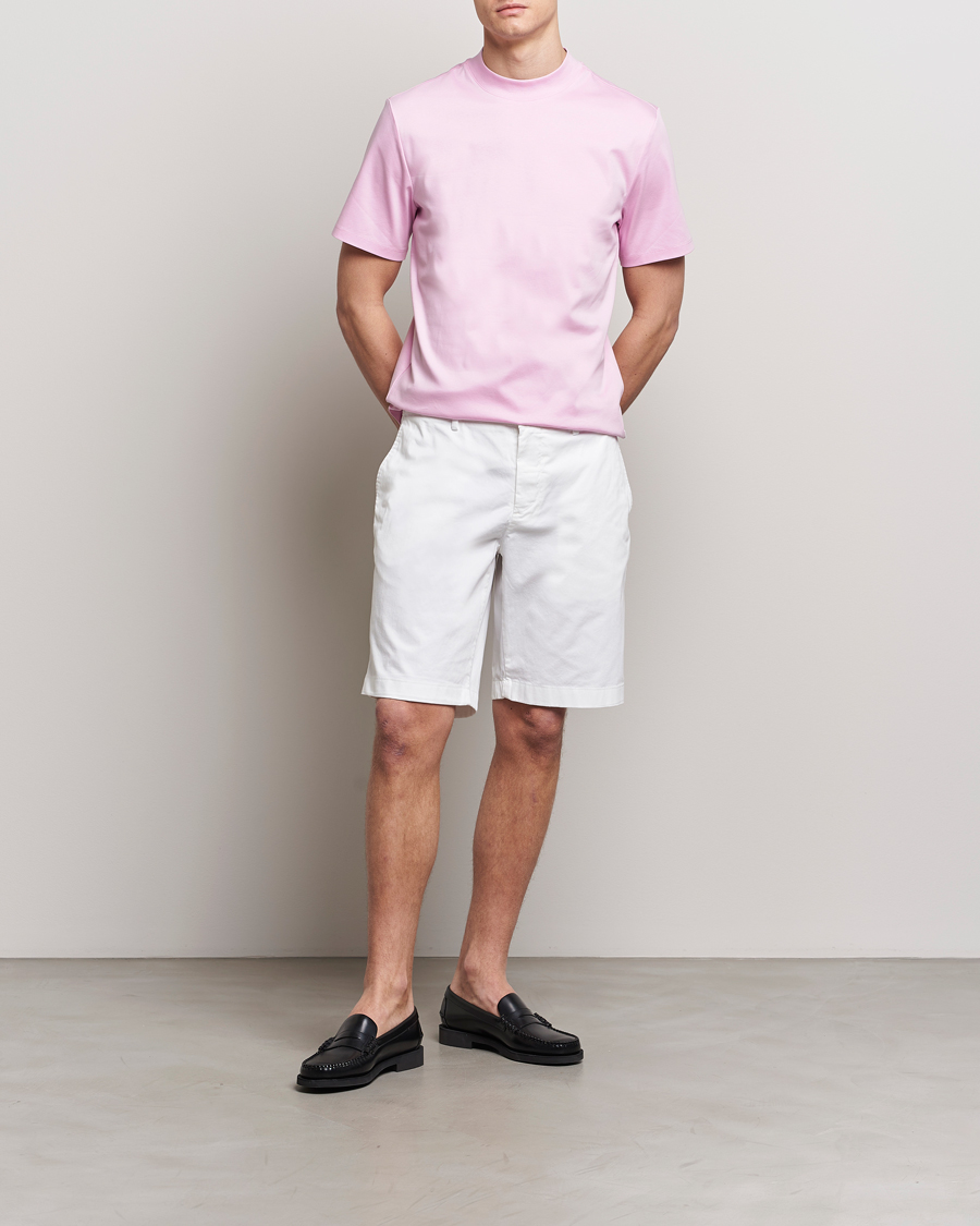 Herren | Shorts | J.Lindeberg | Nathan Cloud Satin Shorts White