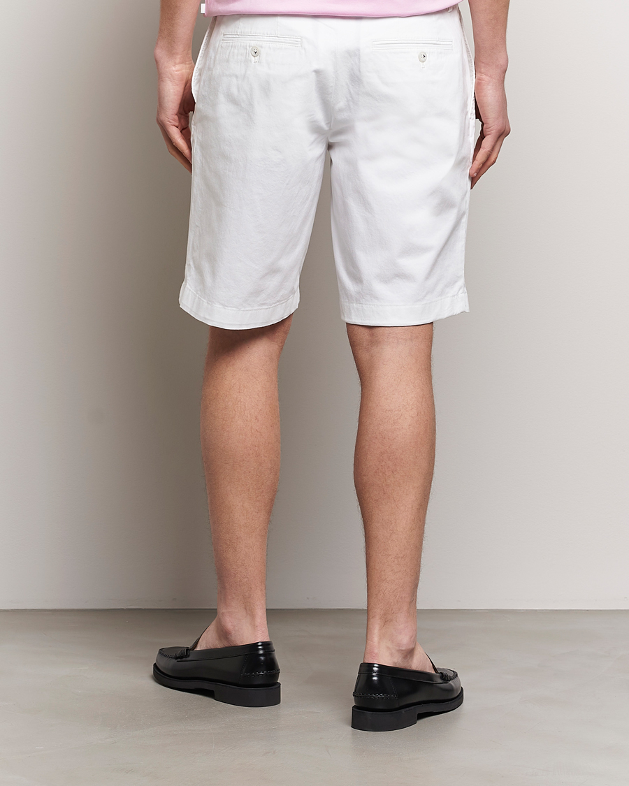Herren | Shorts | J.Lindeberg | Nathan Cloud Satin Shorts White