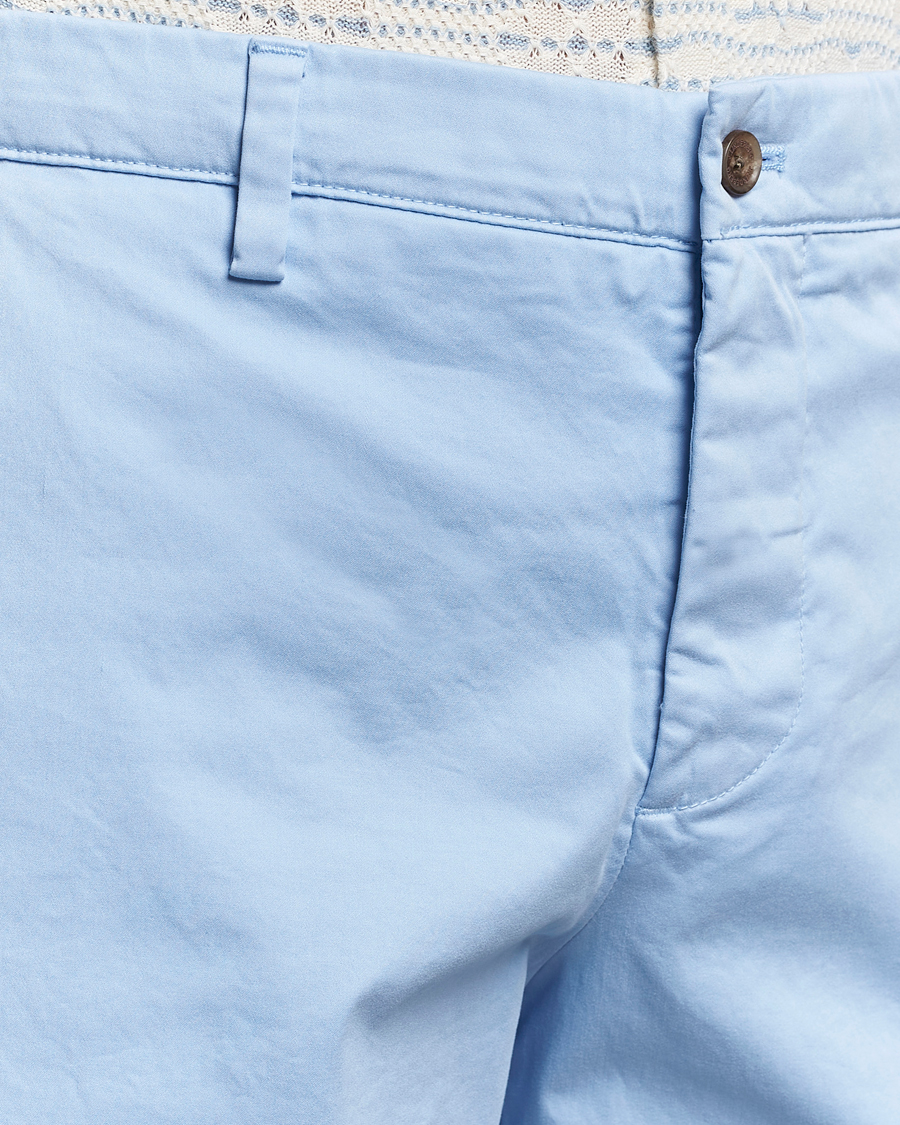 Herren | Shorts | J.Lindeberg | Nathan Cloud Satin Shorts Chambray Blue