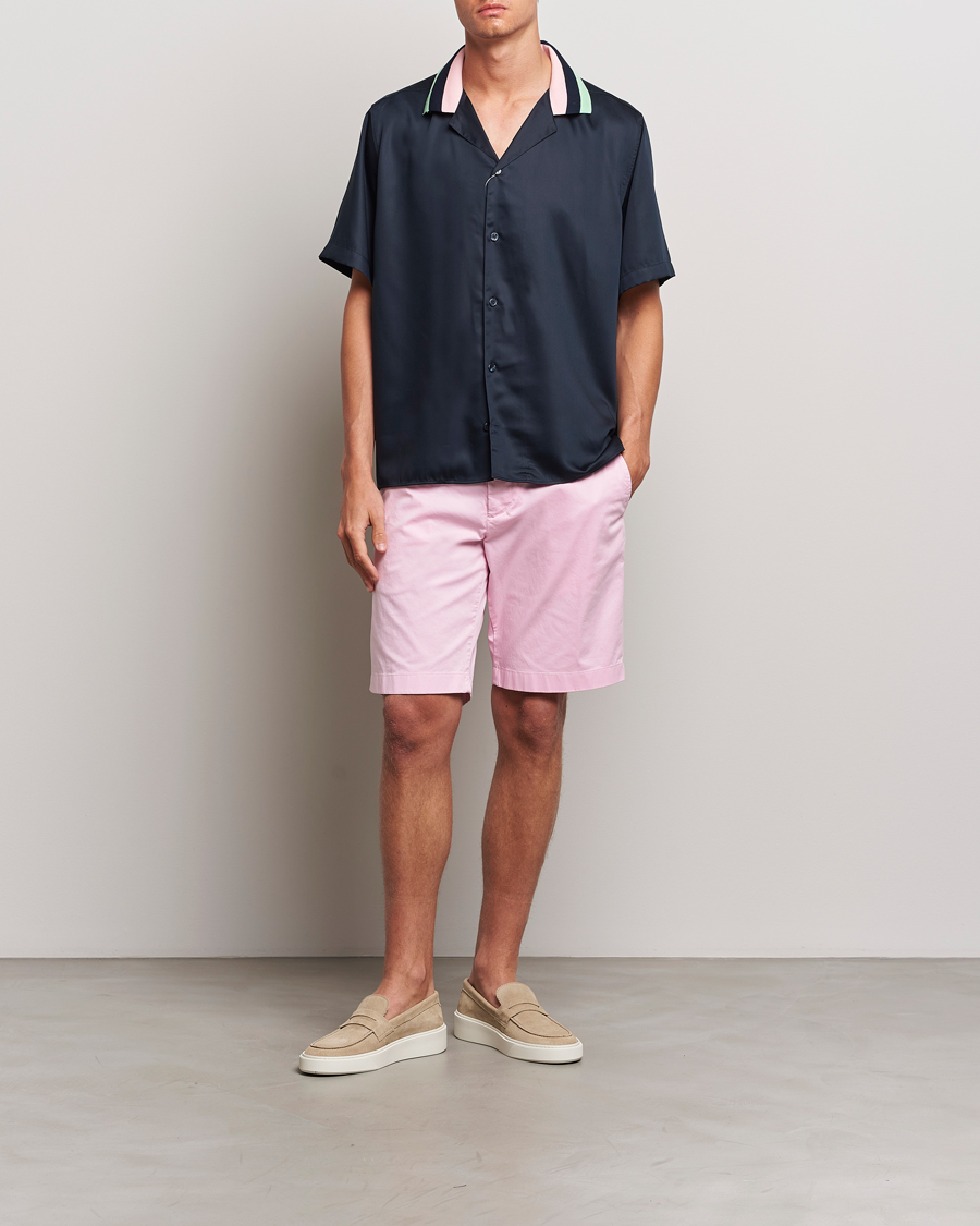Herren | Shorts | J.Lindeberg | Nathan Cloud Satin Shorts Pink Lavender