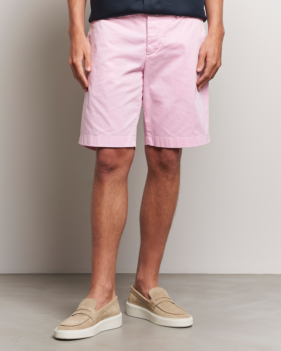 Herren | Shorts | J.Lindeberg | Nathan Cloud Satin Shorts Pink Lavender